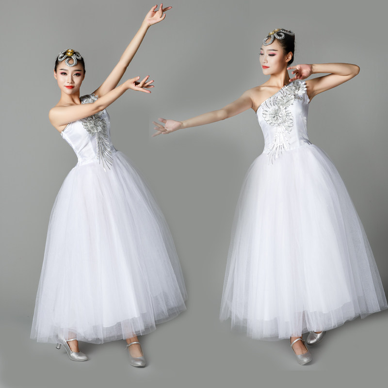 Costume female modern dance costume female adult student youth dance performance chorus costume long skirt costume
