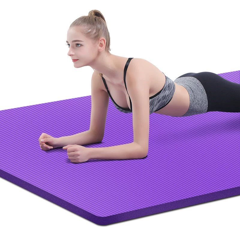 Thiết bị tập thể dục đơn Thảm yoga Yuyuyujia thể dục dụng cụ ghép nhà đệm thảm 15mm ngồi lên khiêu vũ - Yoga