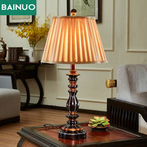 Table lamp bedroom American retro bedside lamp European simple living room study luxury art decorative lamp home