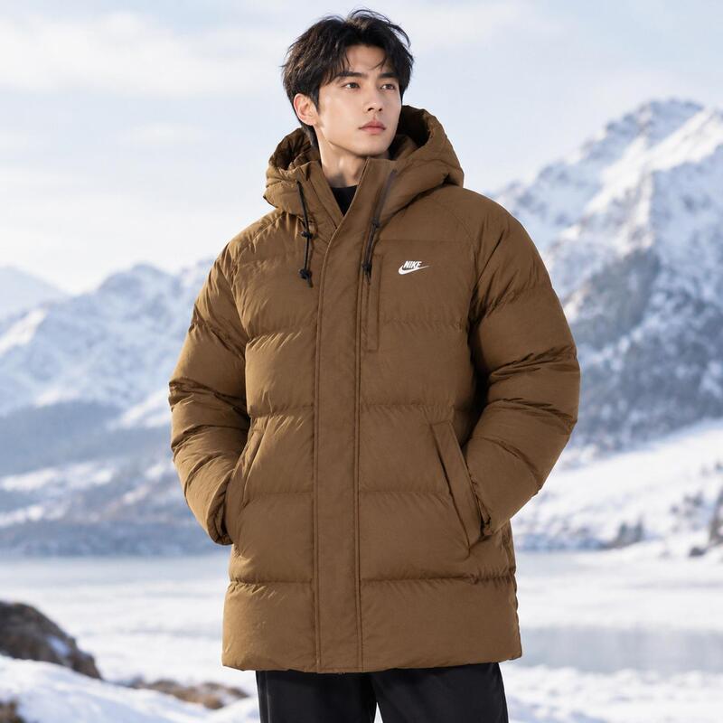 Nike Nike down Jacket Men's 2026 New Autumn and Winter Outdoor Travel Long Windproof Warm down Jacket Nike Nike down Jacket Men's 2026 New Autumn and Winter Outdoor Travel Long Windproof Warm down Jacket