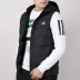 Adidas Adidas Men 2018 Winter New Black Sports Thể thao trùm đầu ấm áo khoác vest