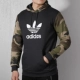 Adidas clover nam 2019 mùa xuân mới thể thao giản dị áo len trùm đầu áo thun DX3614 - Thể thao lông cừu / jumper hoodie tím