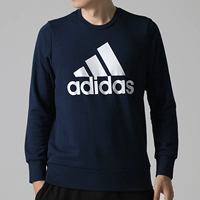 Áo len nam Adidas 2018 thu đông mới mùa thu áo khoác thể thao giản dị cổ tròn áo thun ấm áp CW3870 hoodie dây kéo