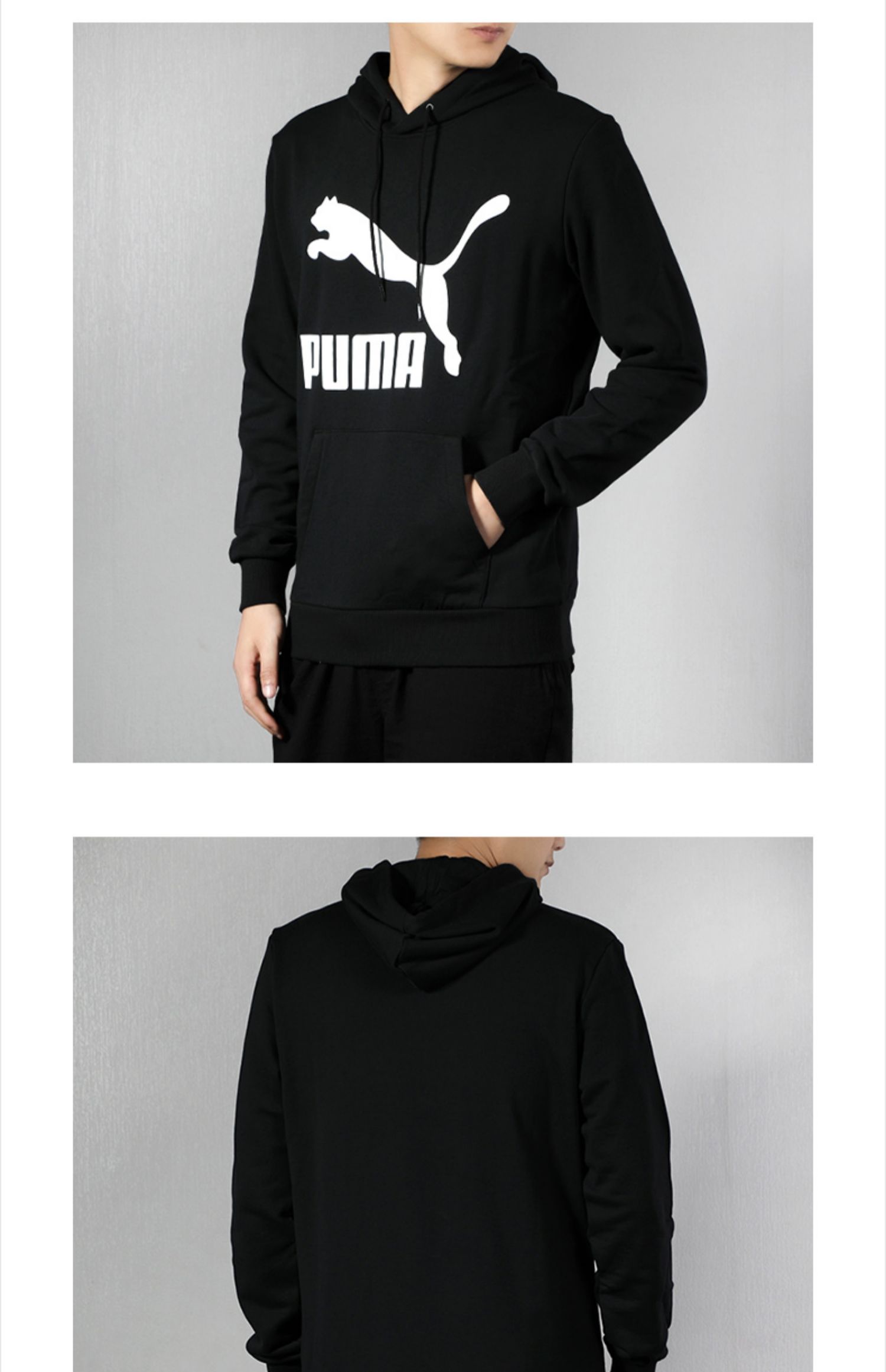 PUMA 彪马 卫 2019 mùa thu mới trang phục thể thao ngụy trang trùm đầu áo thun giản dị 595907-56 - Thể thao lông cừu / jumper áo hoodie pikachu