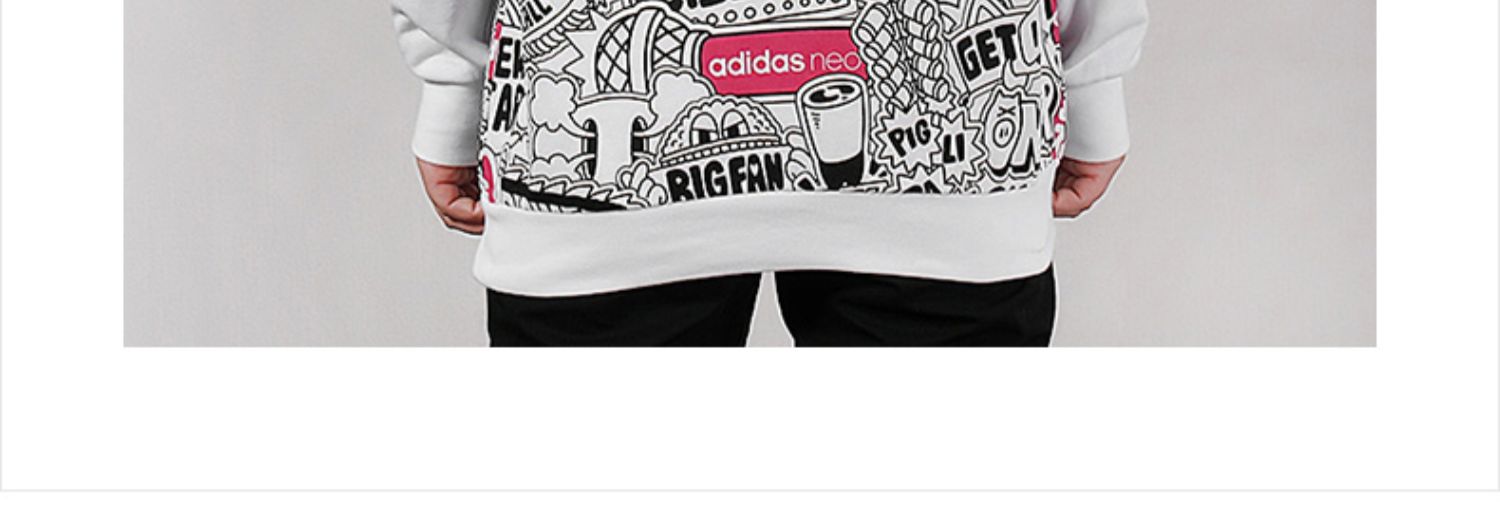 Áo len thể thao mới của Adidas / Adidas 2019 mùa xuân mới áo thun rộng thoải mái FI8000 - Thể thao lông cừu / jumper áo hoodie nam form rộng