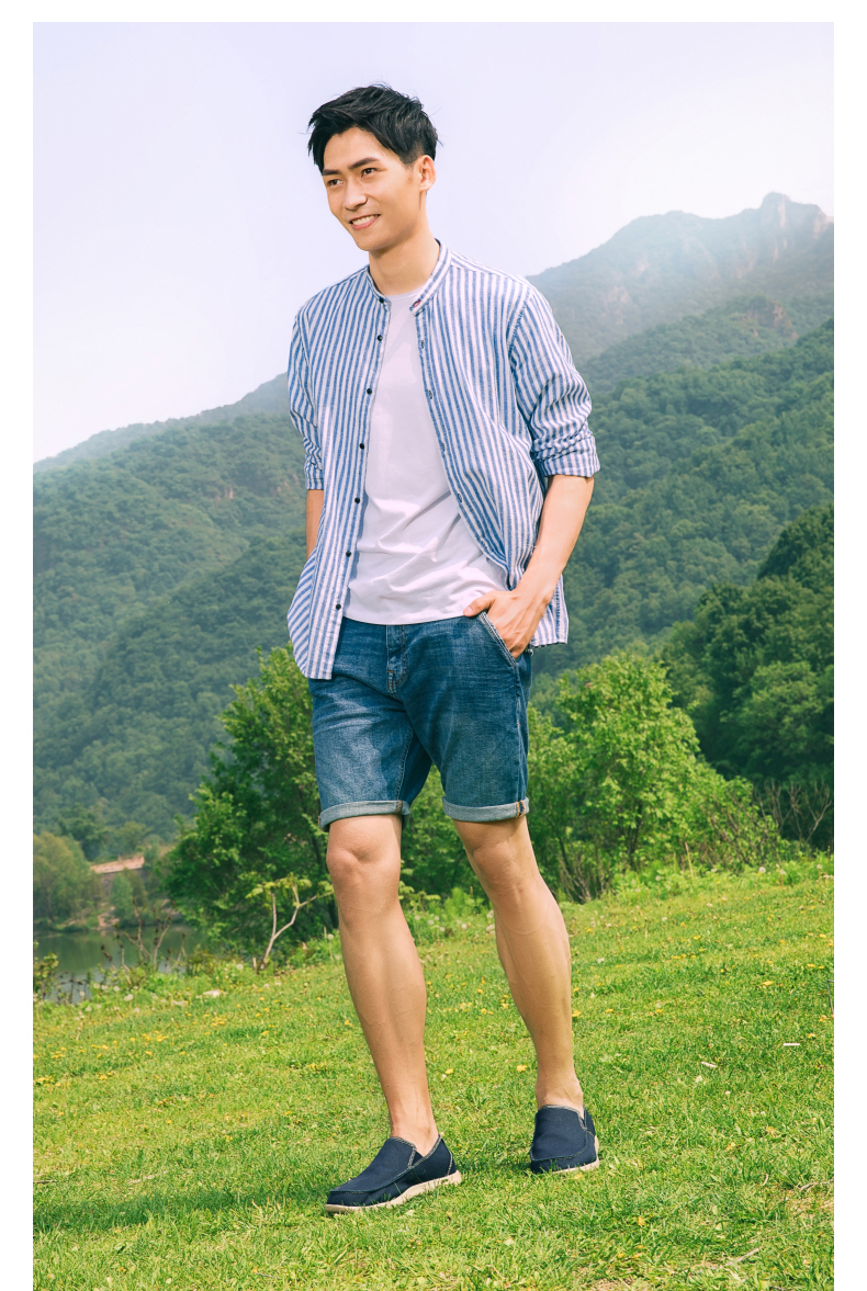 Giày vải Crocs nam thẻ Luo Chi Santa Cruz một bàn đạp bình thường kinh doanh thấp giúp giày Lok Fu | 202972 - Plimsolls giày thể thao adidas