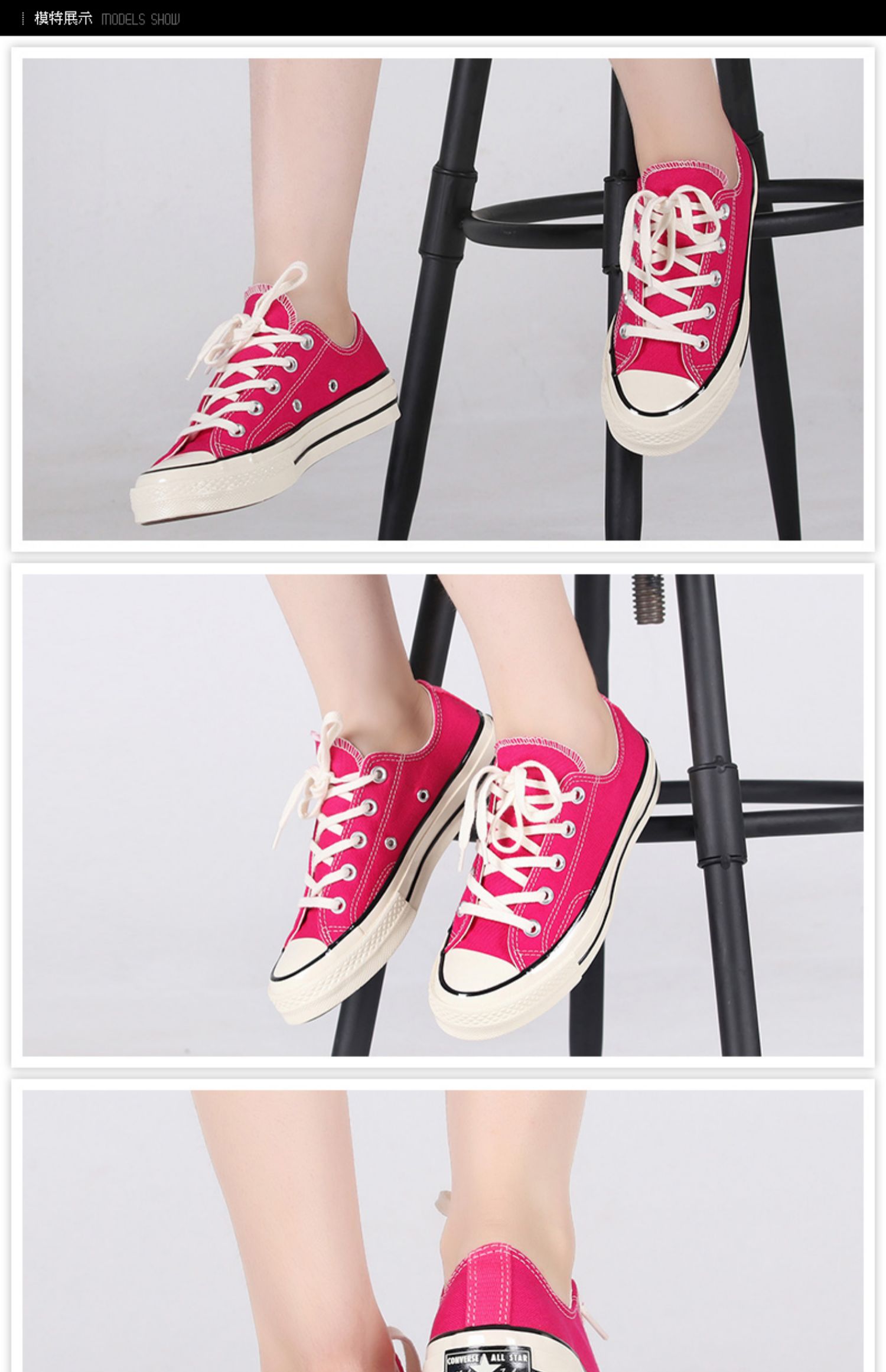 Giày nam Converse Giày nữ ALL Star 1970s Samsung tiêu chuẩn thấp để giúp giày vải màu xanh retro cổ điển 160523 - Plimsolls giày thể thao cho bé gái