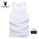 Playboy Slim-type Từ nam giới đáy quần bó sát thể thao Cotton Hurdle Cotton thoáng khí mùa hè - Áo vest cotton áo ba lỗ nam form rộng