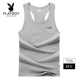 Playboy Slim-type Từ nam giới đáy quần bó sát thể thao Cotton Hurdle Cotton thoáng khí mùa hè - Áo vest cotton áo ba lỗ nam form rộng