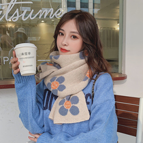 2019 new ins girl autumn and winter Japanese scarf female winter Korean version of the tide wild student cute wool bib