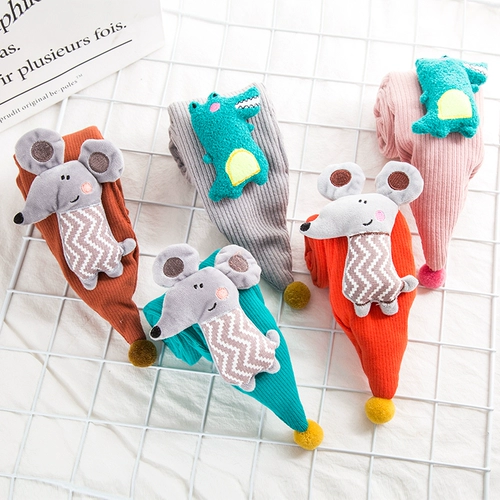 Милый детский зимний шарф подходит для мужчин и женщин, мультяшный утепленный удерживающий тепло шарф-платок