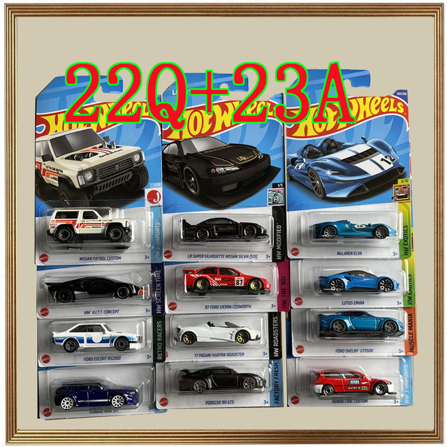 Batch 23F/22Q/23A Hot Wheels alloy hot little sports car C4982 track racing sports car boy toy