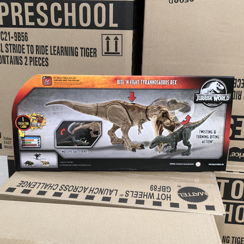 Mattel Jurassic World 2 Movie Dinosaurs Thể thao Tyrannosaurus GCT91 Đồ chơi cho bé trai - Đồ chơi gia đình bộ xếp hình