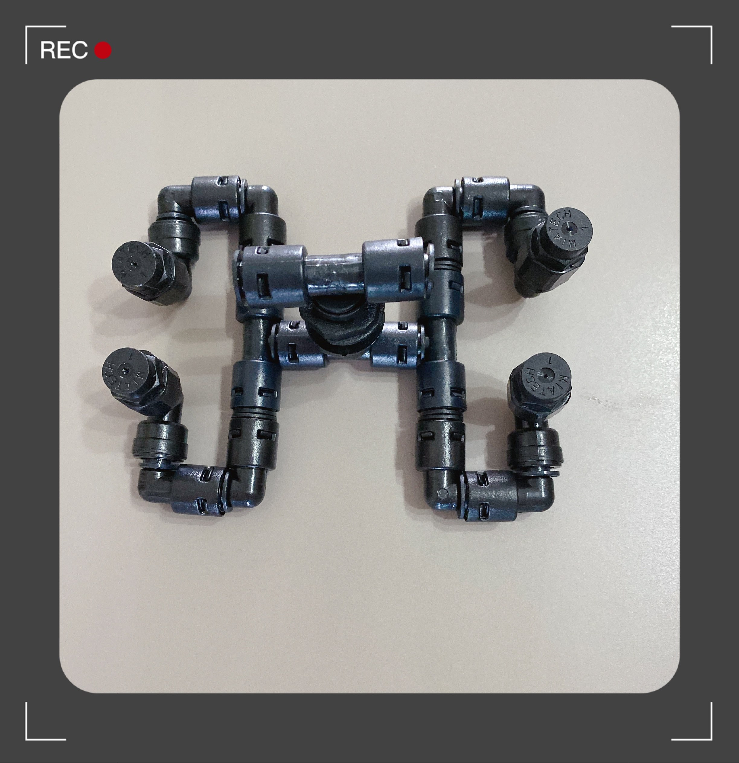 Acnoda T-4 atomization nozzle rainforest cylinder amphibious cylinder tortoise chameleon black rainforest spray spray universal