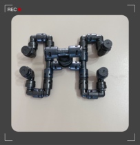 Aconoda T-4 atomizing nozzle rainforest tank water and land tank tortoise chameleon black rainforest spray spray Universal