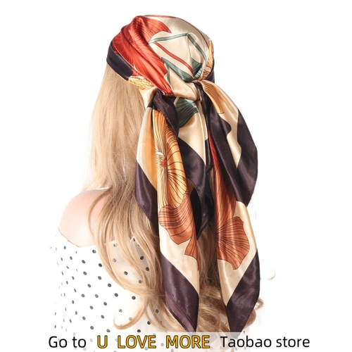 2025 Женщины женщины роскошные модные волосы красивая шарф