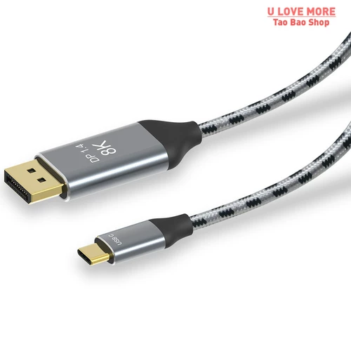 USB C To Displayport Кабель 8K DP Тип C 3.1 для отображения порта