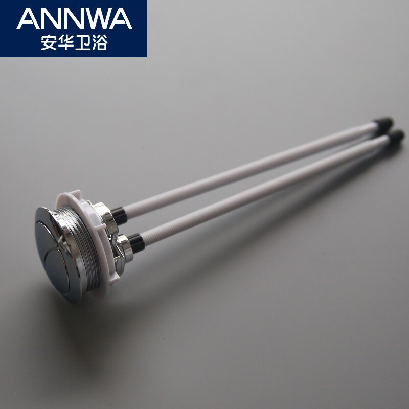 Anwar sanitary toilet toilet toilet plated chrome button with ceramic water tank cover