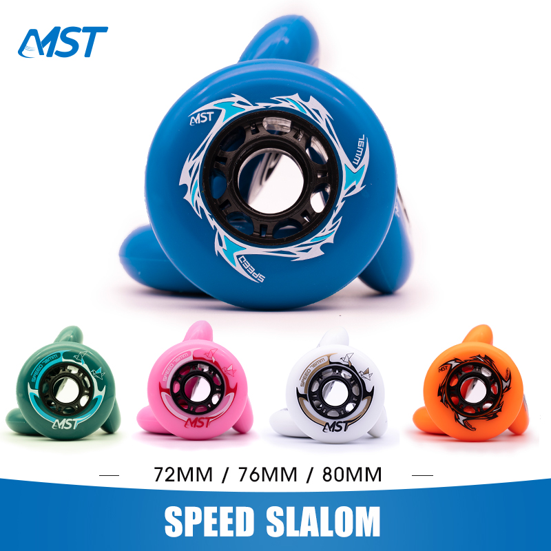 Wheel Skating Shoes MST National Team Special Wheels Speed Pile Wheel Speed Over Pile Wheel Flat Floral Wheel Brush Street Wheel High Bounce Wear