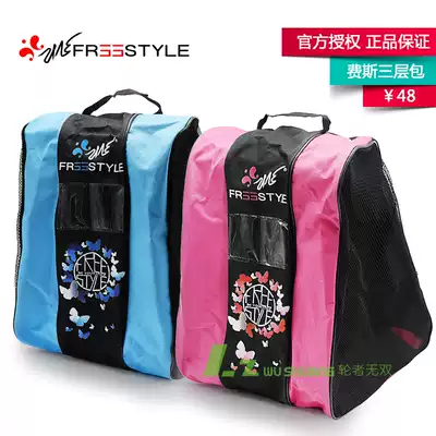Wheel warriors Freestyle Faith roller skates Three-layer bag Triangle bag Shoulder bag Handbag