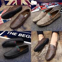 Spring lazy 2018 new spring mens Bean shoes male students fast hand trend Han Lai people shoes 2019