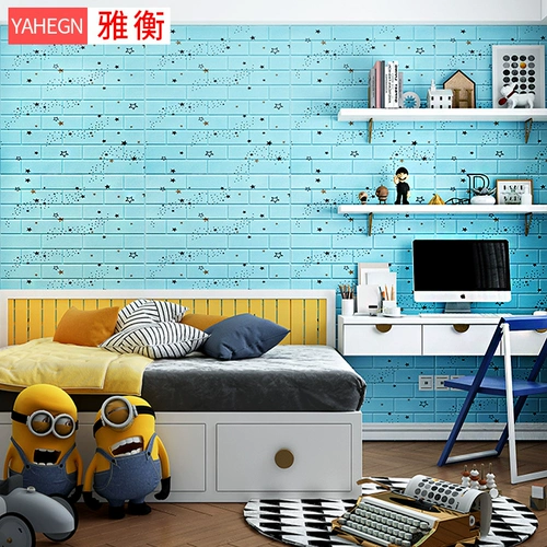 Самоклеющиеся трехмерные обои, потолочный декор на стену для спальни, 3D