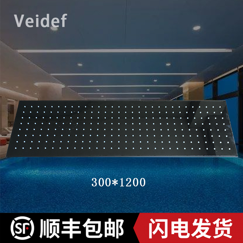 Bath Swimming Pool Aisle Induction Shower FORCED SPRAY SPECIAL Stainless Steel Shower Head Shower 1200X300mm