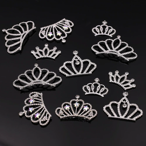 Металлический наряд маленькой принцессы ручной работы, аксессуар для волос, ободок, аксессуары