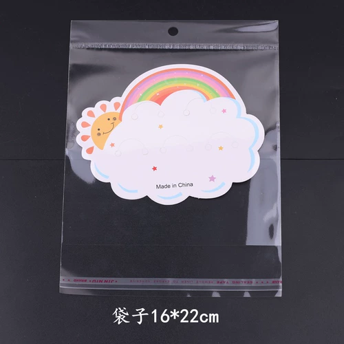 Детская заколка для волос, резинка для волос на шнурке, карточки, ювелирное украшение, комплект, упаковка, популярно в интернете, «сделай сам»