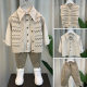 Children's clothing boy suits spring and autumn 2022 new trendy baby spring clothes small children's foreign boy handsome fashionable clothes