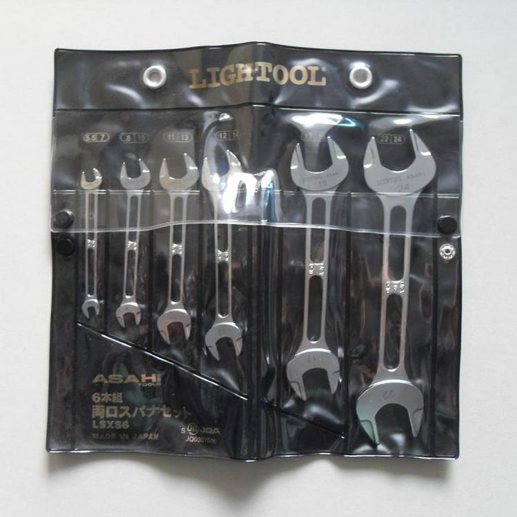 Japanese original imported set double-head extra-hard hollow light alloy metric hand tool double-opening extra-light wrench