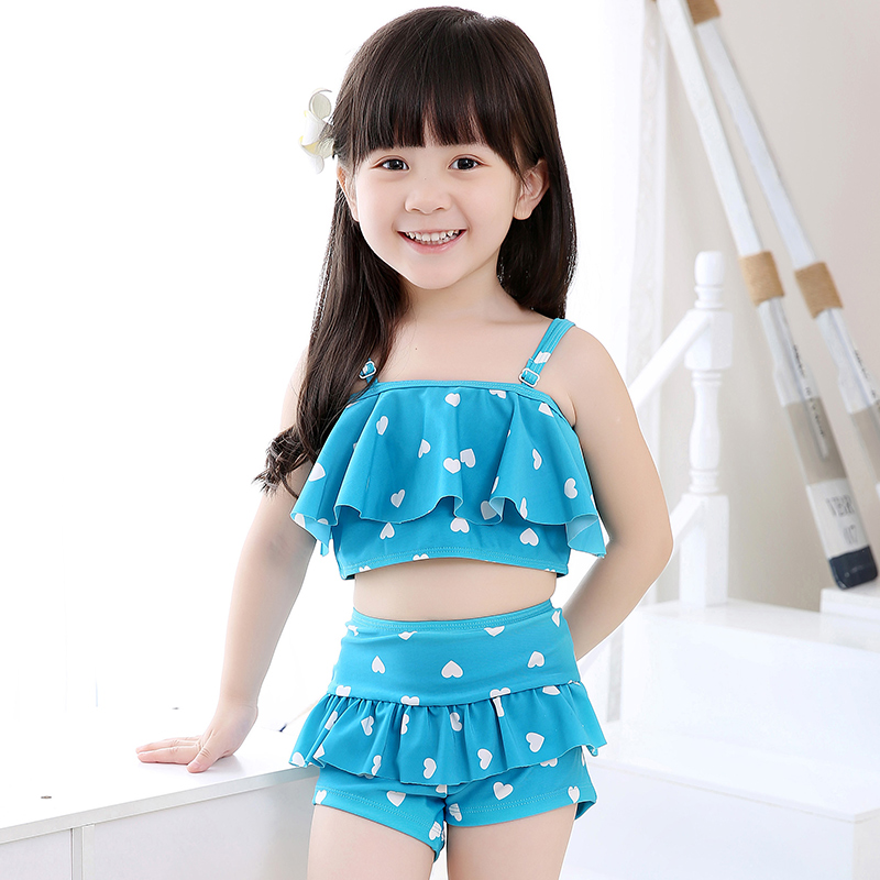 Kids swimsuit girls girls swimsuit baby boys bikini set baby split small medium to big kids swim trunks