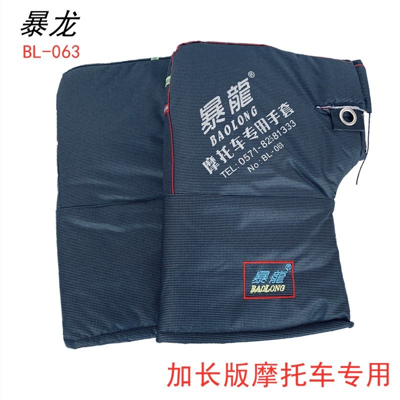 Tyrannosaurus Gloves Lengthening Motorcycle Electric Vehicle Gloves Waterproof Cold-proof Warm Gloves Tyrannosaurus 063 Handles