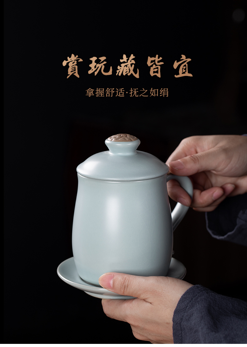 , open the slice your up office glass ceramic tea set for its ehrs home office a single large capacity filter tea cup