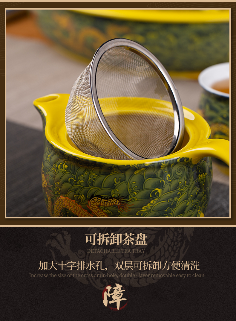 The ceramic teapot double anti hot filter single pot of domestic cup ultimately responds kung fu tea mercifully tea kettle