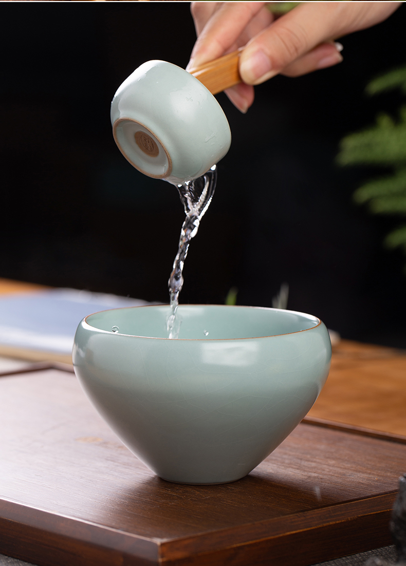 Your up jingdezhen tea wash to household small water to wash Your up kung fu tea set spare parts pen cup tea wash water, after the sea