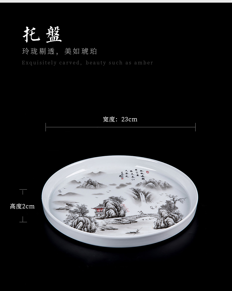 Wine suits for home Wine Wine warm old Chinese wind hip points of jingdezhen ceramic antique white Wine cup