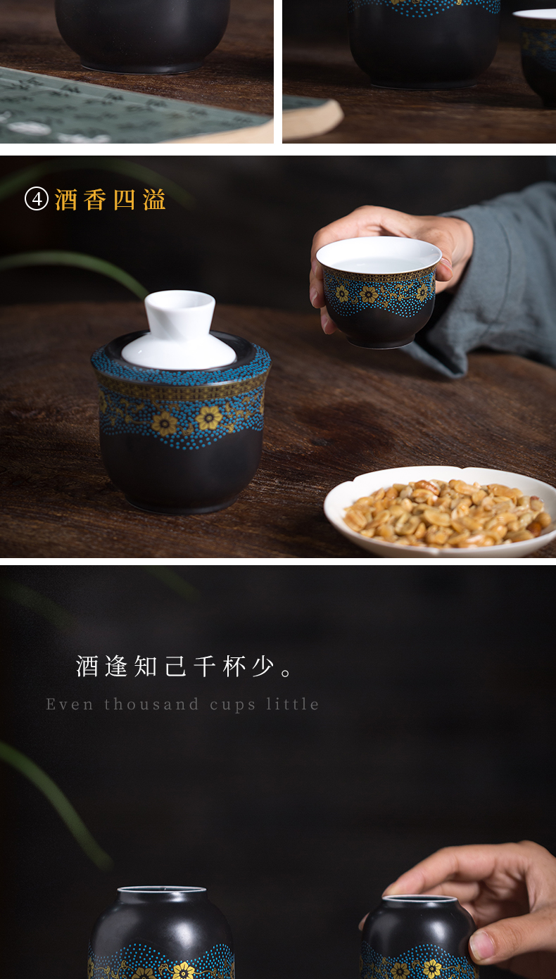 The temperature wine pot hot restaurant in old Chinese wind hip ceramic warm yellow rice wine liquor wine wine wine temperature