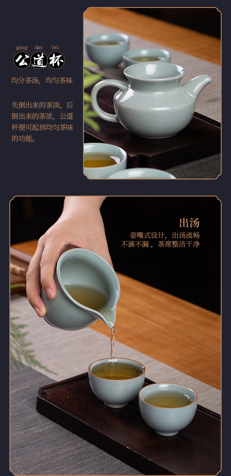 Your up the was set home sitting room jingdezhen ceramic kung fu tea tureen teapot teacup of a complete set of gift boxes