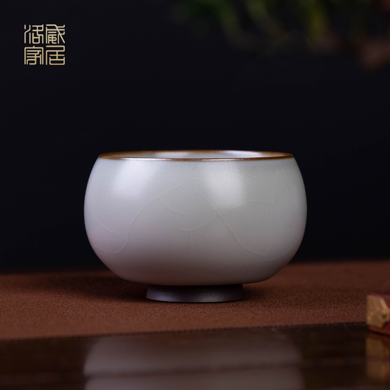 Jingdezhen ceramic sample tea cup, cup masters cup your up slicing can raise the pu - erh tea kungfu tea cup