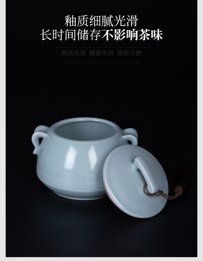 Your up caddy fixings portable sealed as cans of jingdezhen kung fu tea set household ceramic tea pot of tea warehouse size box