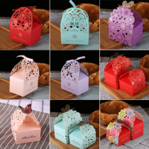 Creative Wedding Celebration Items Wedding Packaging Hollowed-out Paper Box Courtesy of Wedding Happy Sugar Box Wedding Candy Box
