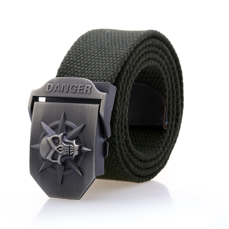 Outdoor CS tactical belt Special forces men canvas belt Military fan five-pointed star military version thickened wild leisure belt