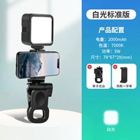 Стандартная версия белого света + подвес с зажимом + зажим для горячего башмака