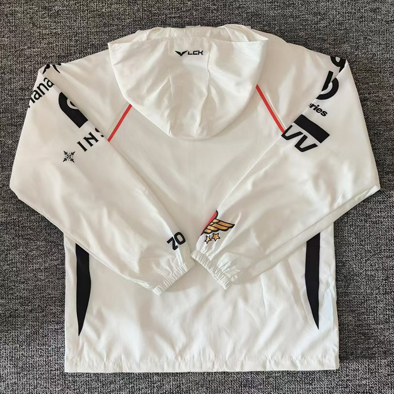 2024 t1 world championship white windbreaker jacket - faker