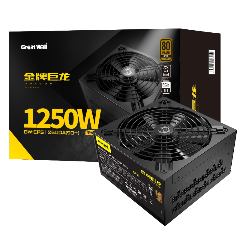 Great Wall Power Supply Giant Dragon 800W1000W1250W1650W2000W Gaming Edition Gold Medal Full Modular Silent Power Supply Great Wall Power Supply Giant Dragon 800W1000W1250W1650W2000W Gaming Edition Gold Medal Full Modular Silent Power Supply