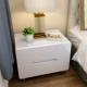 tủ đầu giường hiện đại đầu giường phòng ngủ nhỏ gọn lắp ráp nhỏ tủ lưu trữ trắng lưu trữ bên đặc biệt sẵn sàng - Buồng tủ quần áo thông minh