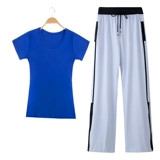 艺涛 Комплект, футболка для пожилых людей, спортивный костюм для спортзала, короткий рукав, для среднего возраста