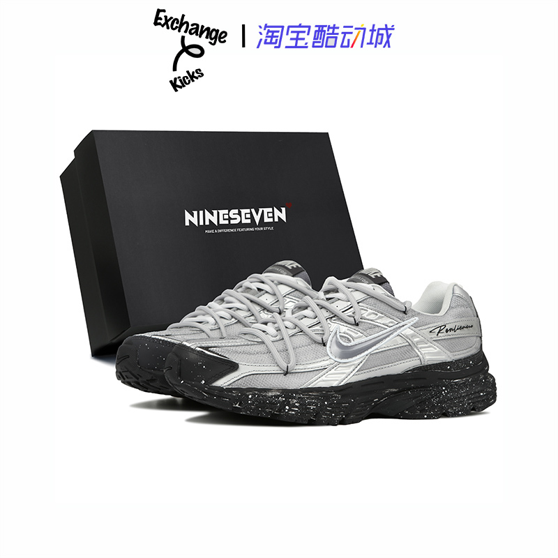 [Customized Sneakers] Nike Initiator Rc Silver Moon Runner Comfortable and Versatile Low-Top Running Shoes