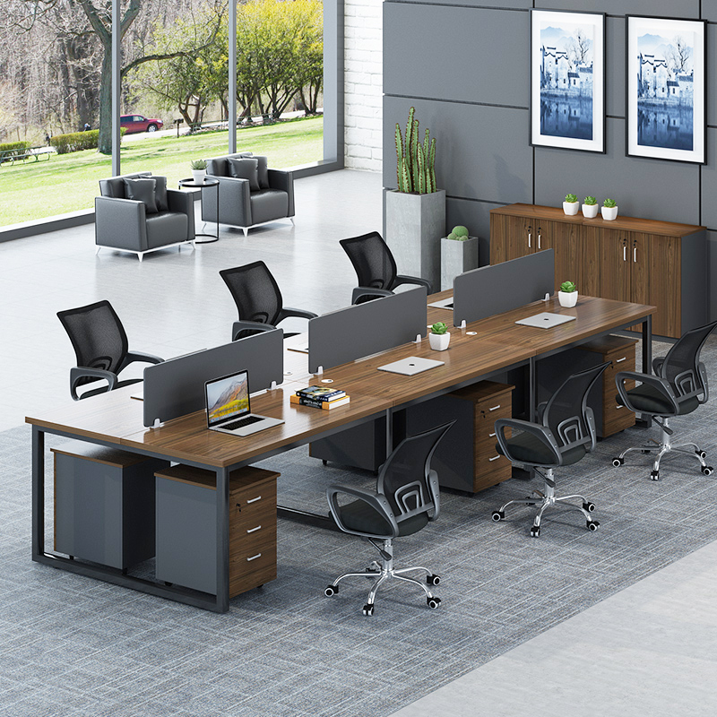 Staff desk and chair combination screen card seat company employee furniture simple modern face-to-face computer tables